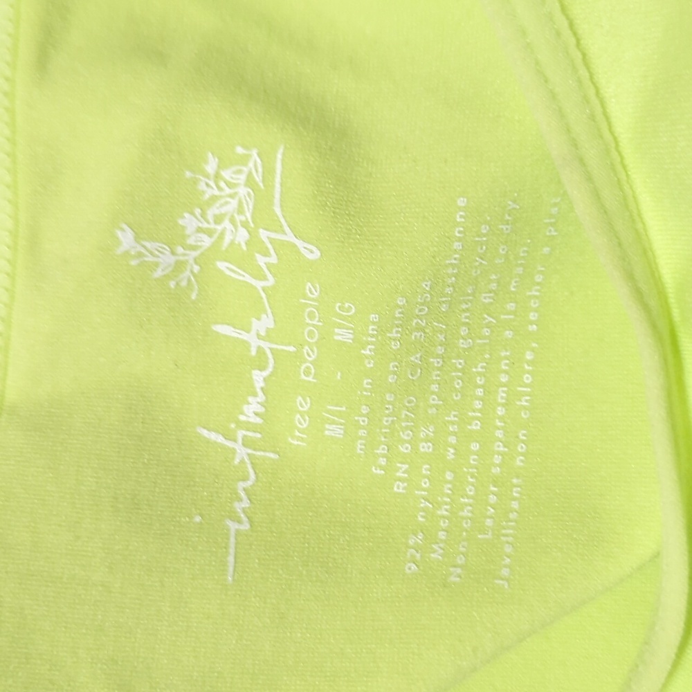 🌟NWT Kiwi Lime Free People Kiwi Tank Top - Picture 3 of 6